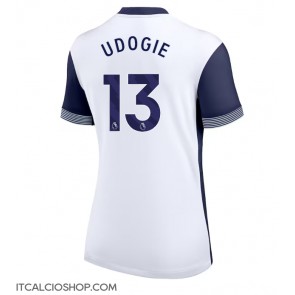Tottenham Hotspur Destiny Udogie #13 Prima Maglia Femmina 2024-25 Manica Corta